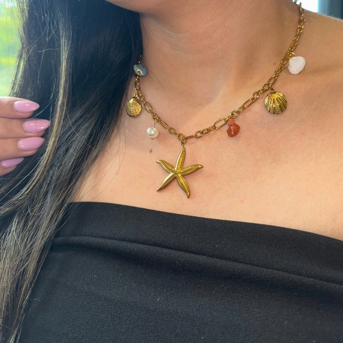 Nova Charm Starfish Necklace