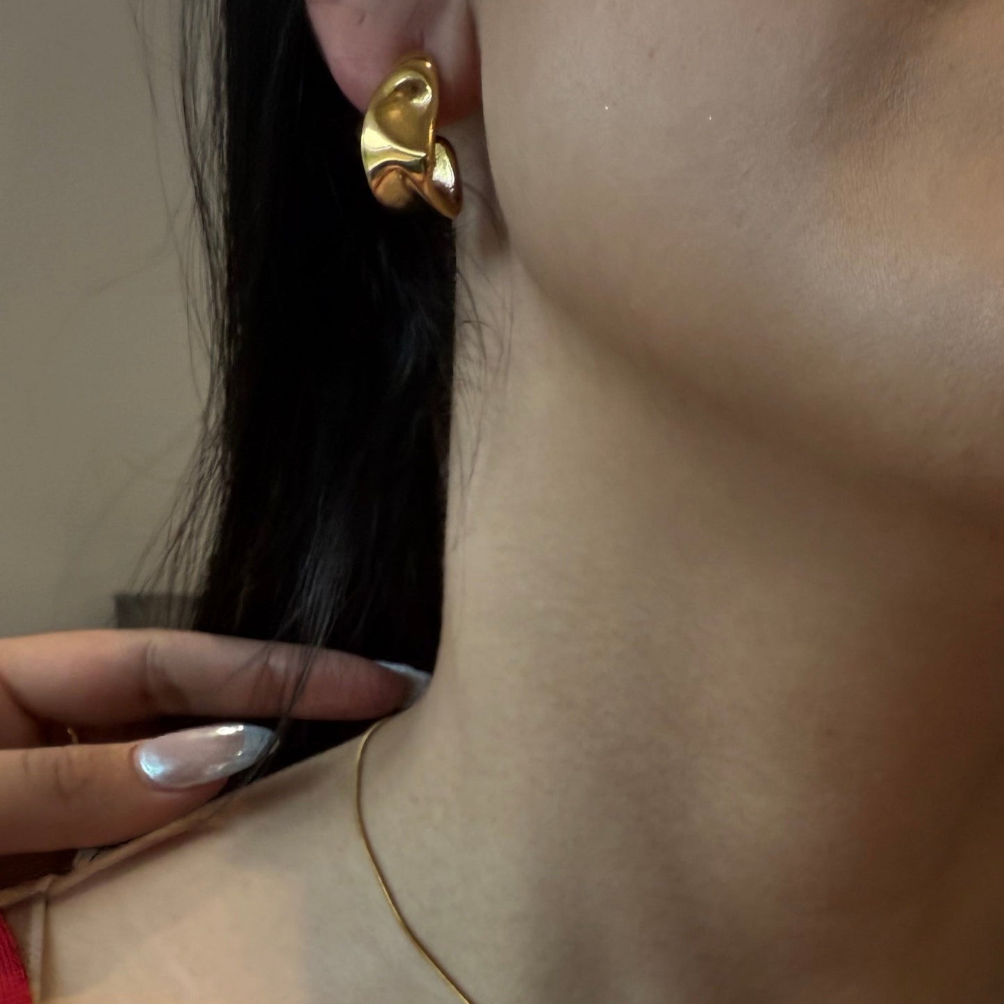 Aliya Geometric Style Earrings