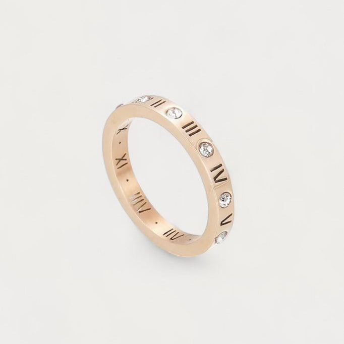 Aurelia Roman Numeral Ring