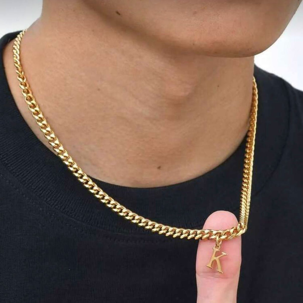 Signet Initial Necklace