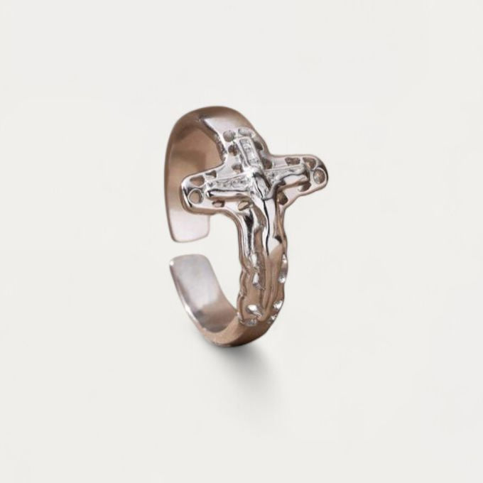 Faith Cross Ring