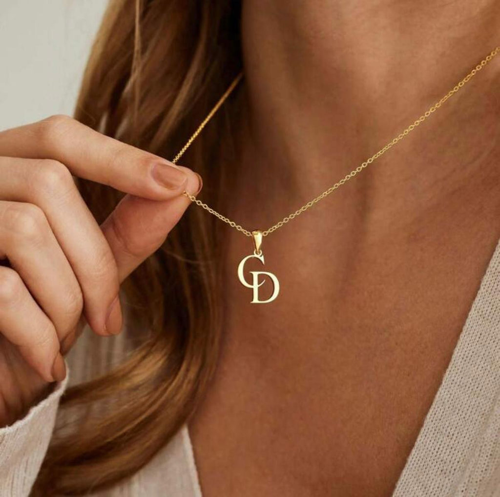 Kayla Initials Necklace