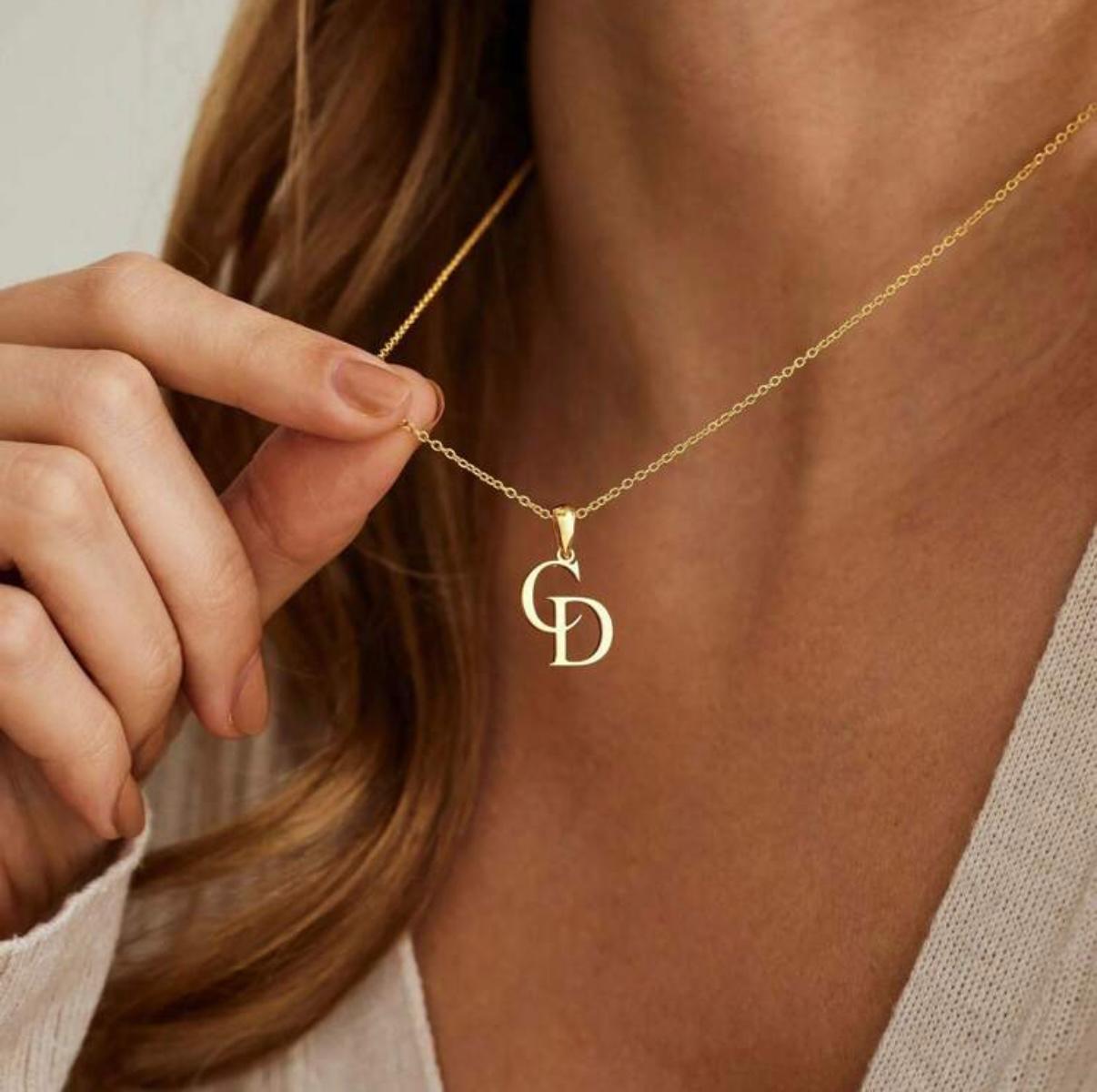 Kayla Initials Necklace