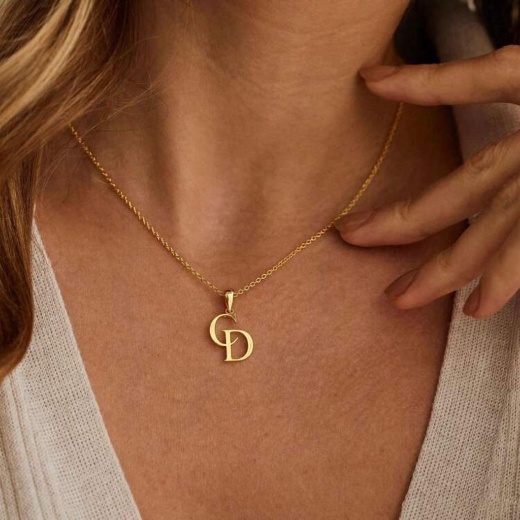 Kayla Initials Necklace