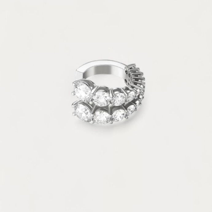 Kaia Gemstone Cuff Earrings