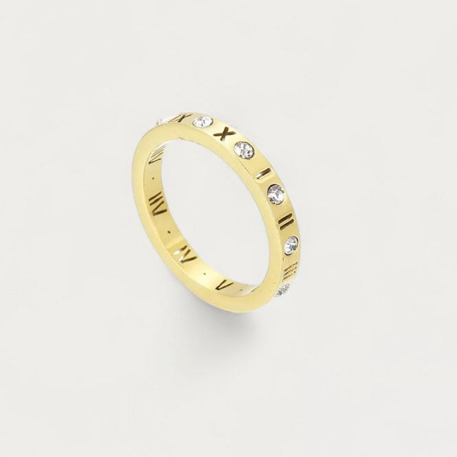 Aurelia Roman Numeral Ring