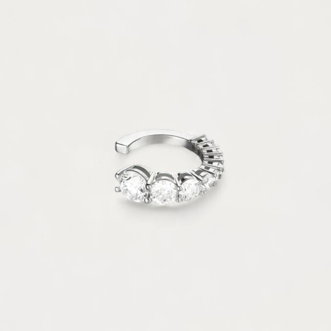 Kaia Gemstone Cuff Earrings