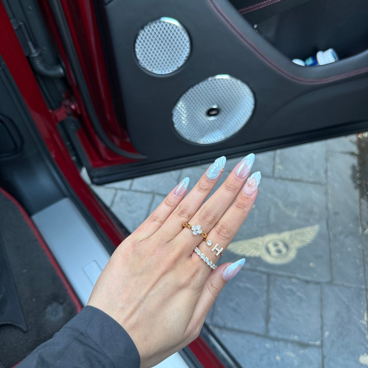 Valen Initial Adjustable Ring (A–Z)