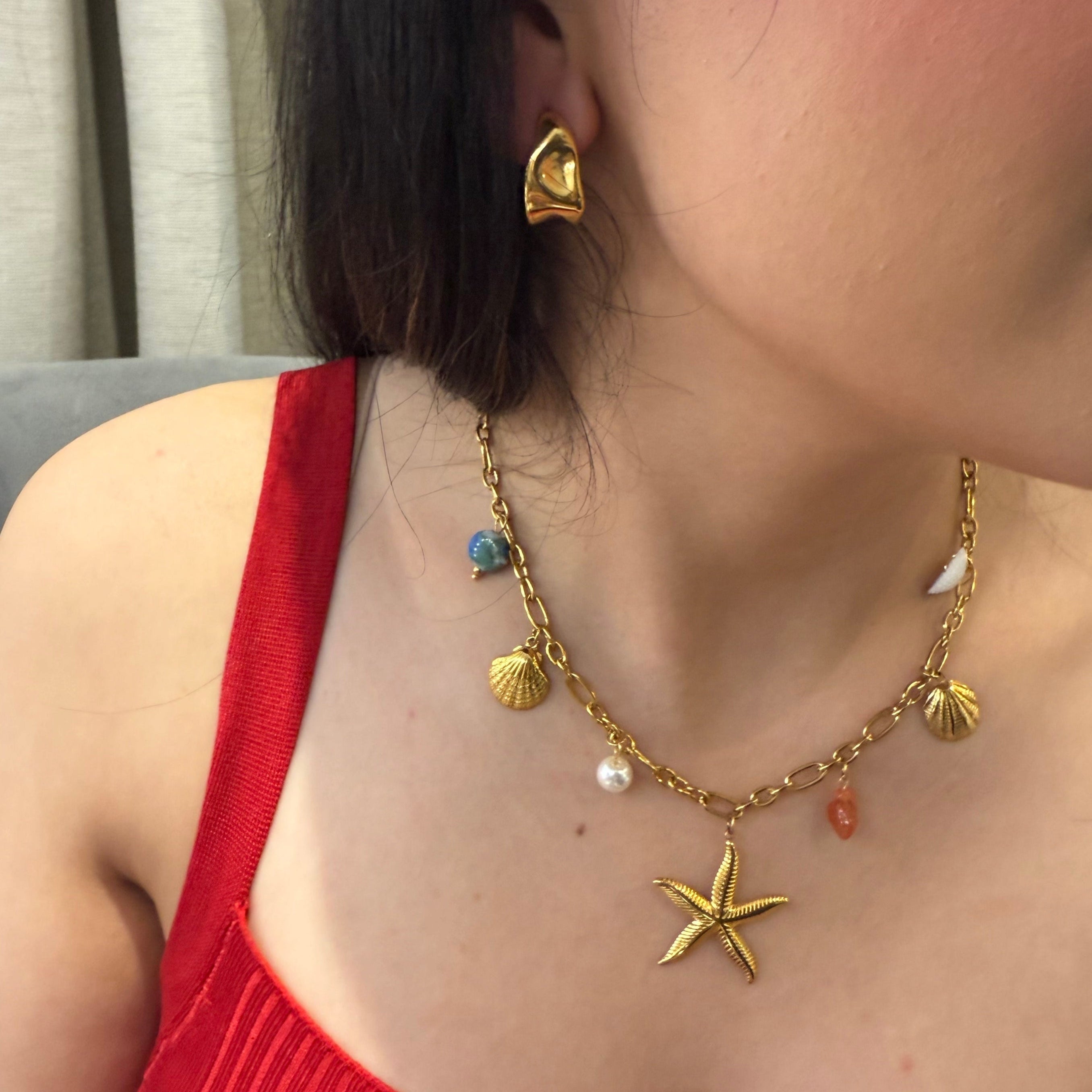 Nova Charm Starfish Necklace