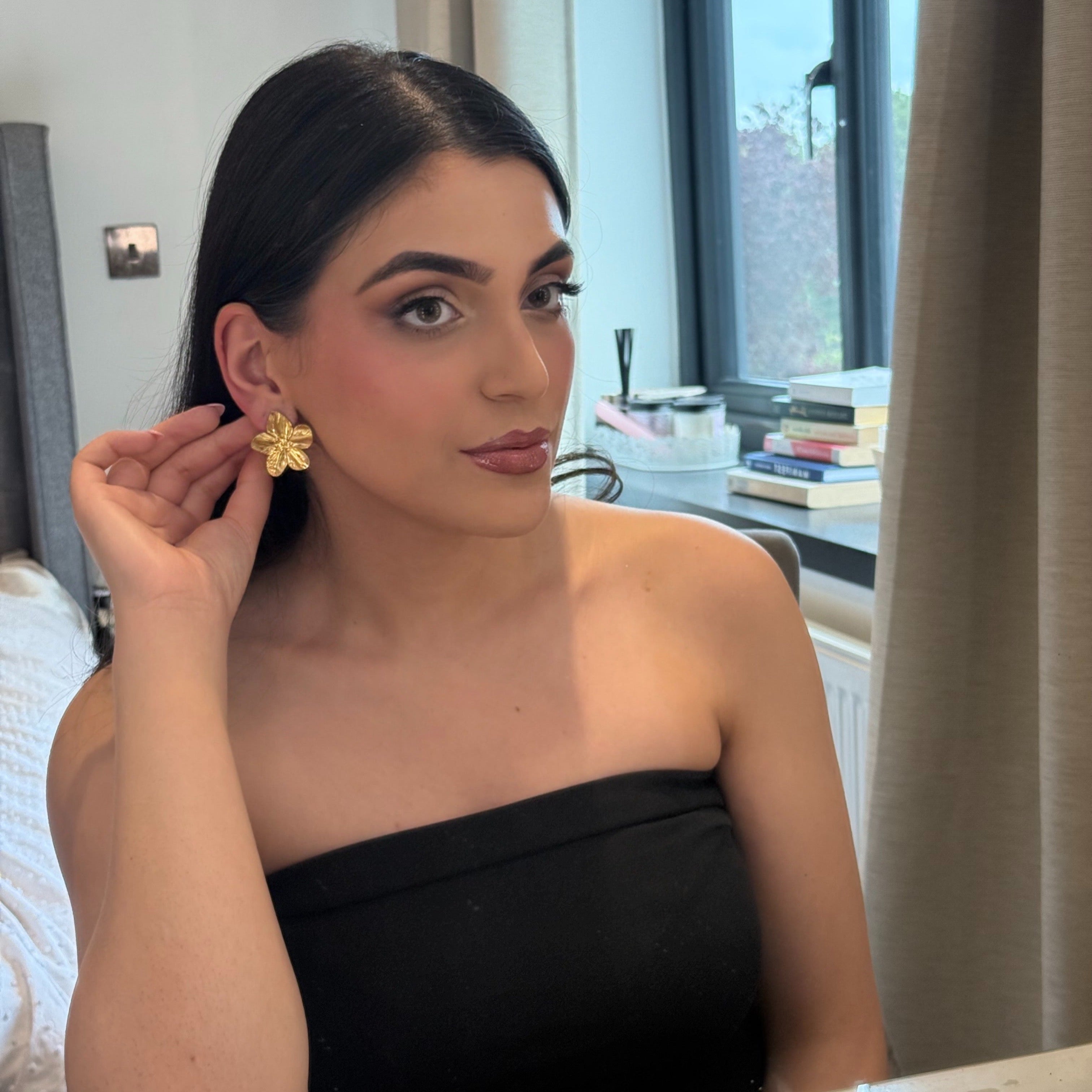 Aura Flower Earrings
