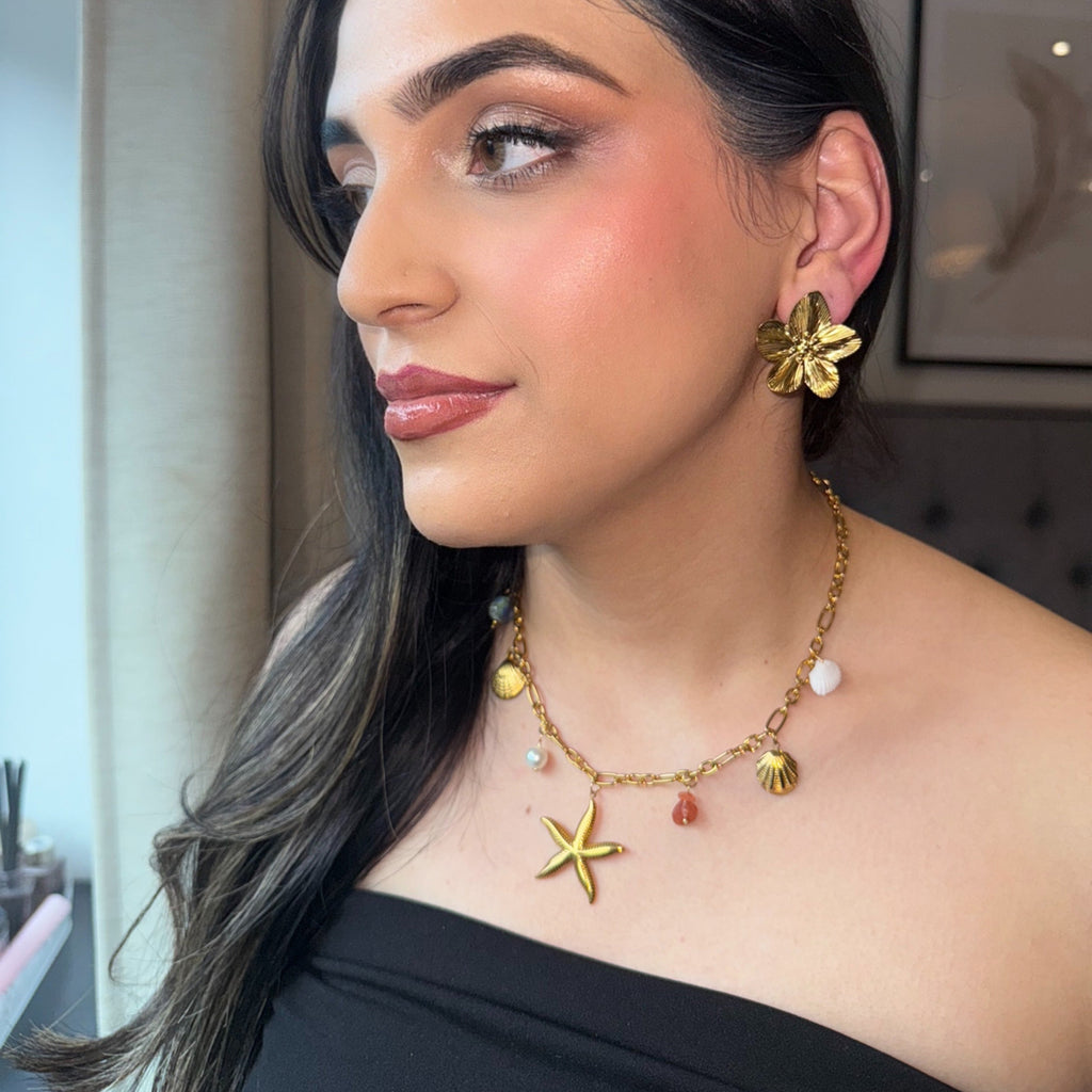 Aura Flower Earrings