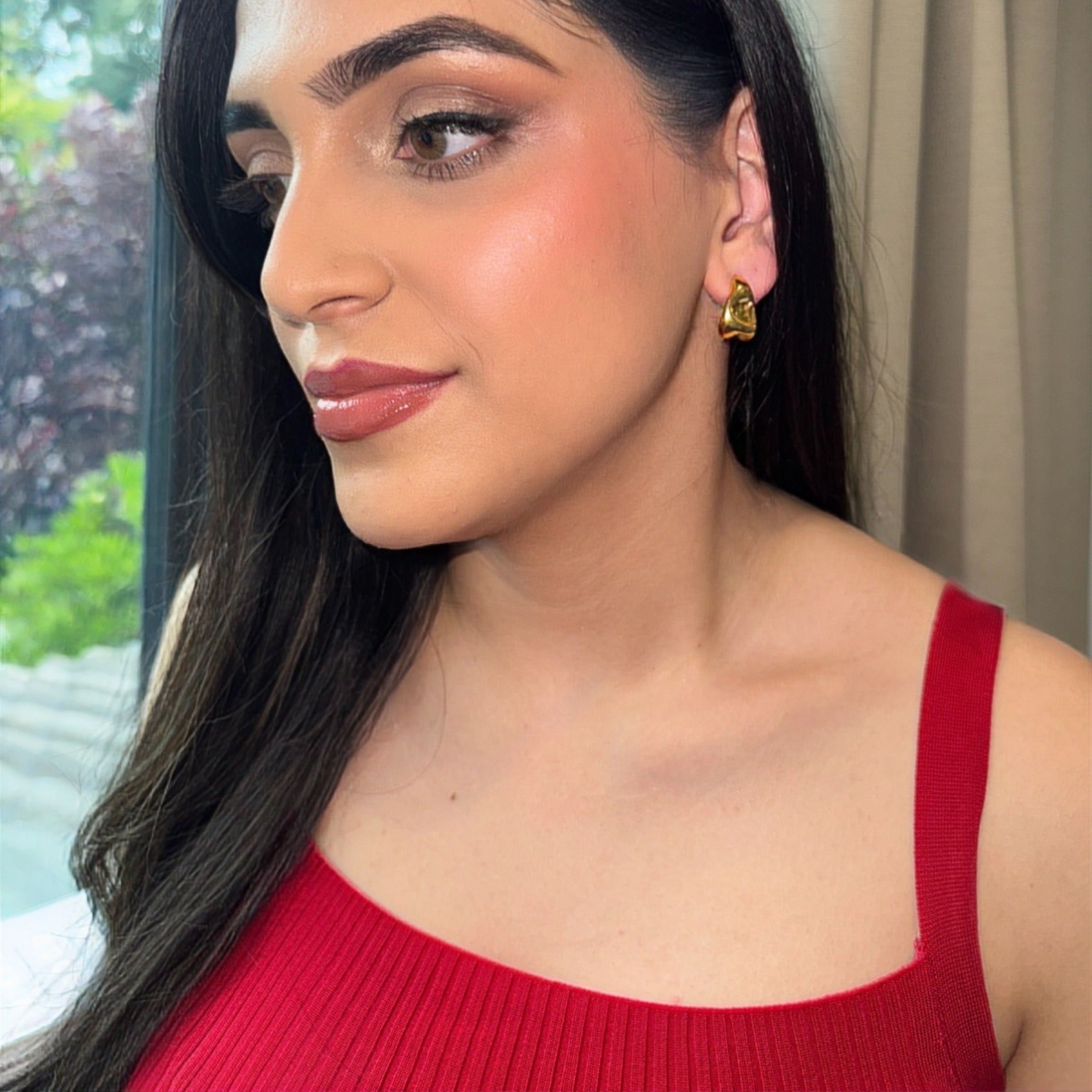 Aliya Geometric Style Earrings