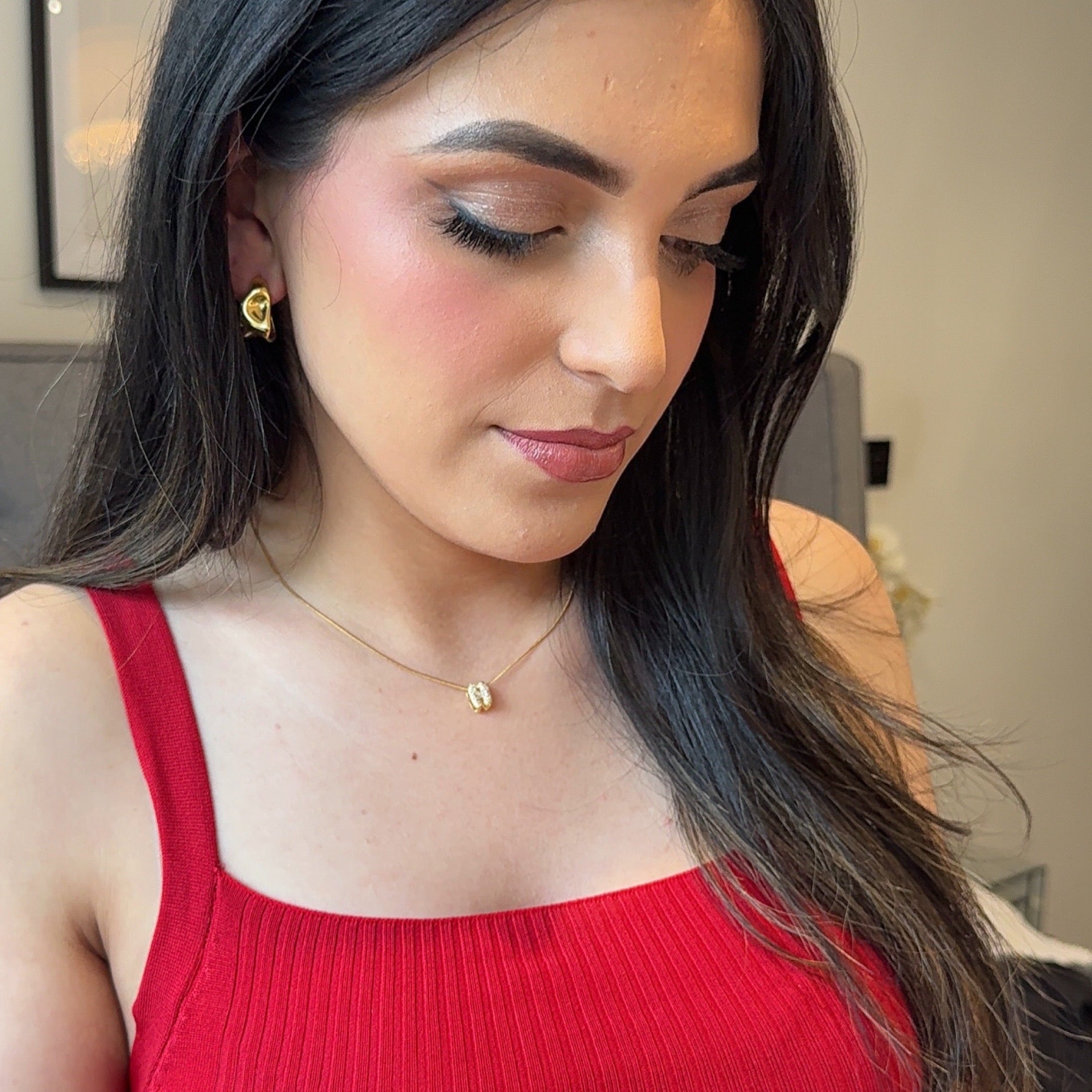 Aliya Geometric Style Earrings