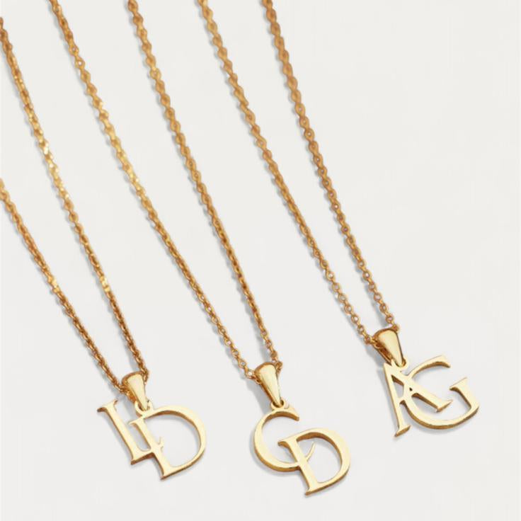 Kayla Initials Necklace