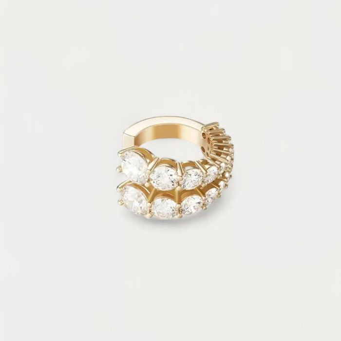 Kaia Gemstone Cuff Earrings