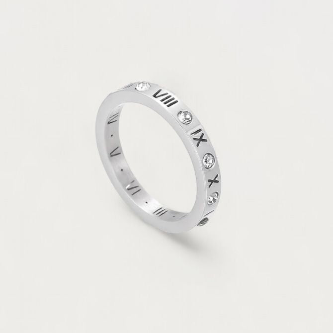 Aurelia Roman Numeral Ring