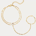Noa Gold Hand Chain Bracelet