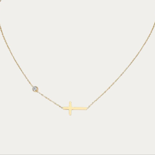 Elena Cross Necklace