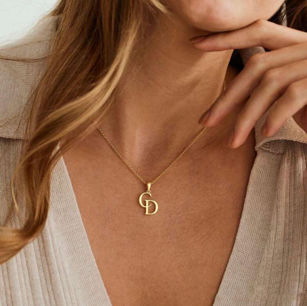 Kayla Initials Necklace