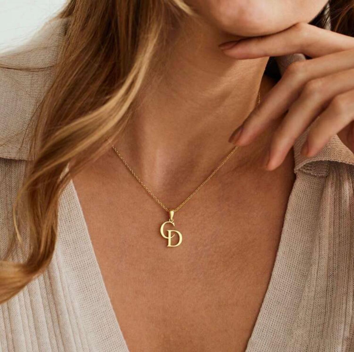 Kayla Initials Necklace
