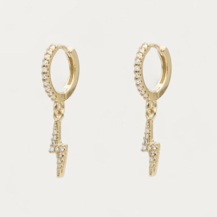 Lera Lighting Bolt Earrings